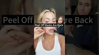 Peel Off Masks Are Back 😱 #dermatologist