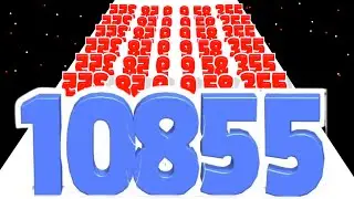 NUMBER MASTER RUN 3D, Number Master run & merge 2048 Android Gameplay (Math Game)