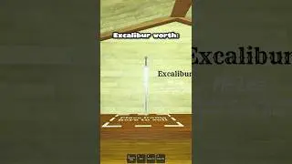 How much is the Excalibur sword worth in Dead Rails? #deadrails #roblox