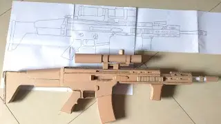 cardboard FN SCAR L/SCAR 16 (custom)