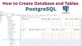 Как создать базу данных и таблицы в PostgreSQL [Версия 18] | Учебное пособие по PostgreSQL