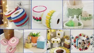 Marvelous and attractive 120+ Crochet bathroom accessories and decor ideas#crochet #diy 