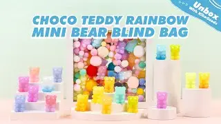 Unbox with KikaGoods | Choco Teddy Rainbow Mini Bear Blind Bag