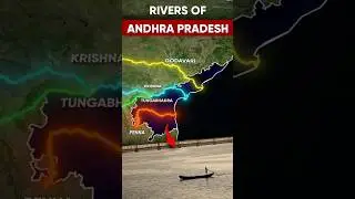 Rivers of Andhra Pradesh 🌊 #upsc #ssc #cds