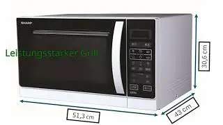 BEWERTUNG (2025): Sharp R742WW Mikrowelle Grill. WESENTLICHE Einzelheiten