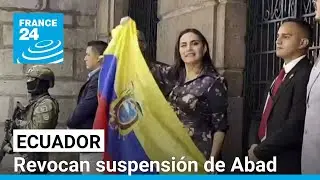 Justicia de Ecuador falla a favor de la vicepresidenta y revoca suspensi&oacute;n para ejercer el cargo