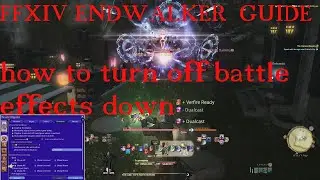 FFXIV Endwalker how to turn battle effects off