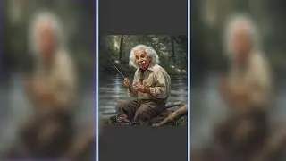 Albert Einstein. Which picture shows the real Albert Einstein?