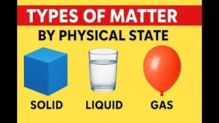 Types of Matter by Physical State | Solid, Liquid & Gas Explained with Examples | Chemistry