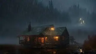 BARULHO DE CHUVA PARA DORMIR Com Trovões 1 Hora