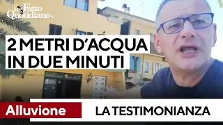 Alluvione nelle Marche, il titolare del bar: “Fiume pieno di detriti. 2 metri d’acqua in 2 minuti”