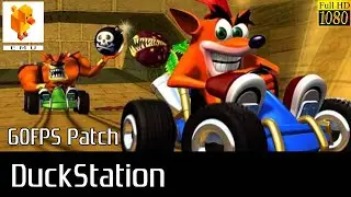 [Duckstation] Crash Team Racing 60FPS Patch | HD 16:9 60FPS Gameplay