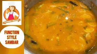 ఘుమ ఘుమ లాడే సాంబార్/Function style lo SAMBAR/perfect Sambar👌