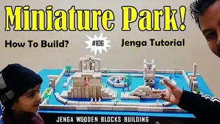 Jenga Tutorial #106: Turning Jenga Blocks into a Tiny Park Wonderland (Mini Park) #jenga #minipark