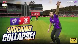 SHOCKING Collapse! Hobart Hurricanes vs Melbourne Renegades | Cricket 26 BBL #5