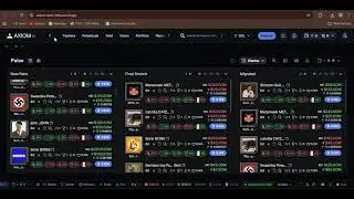 Next.js Crypto Dashboard: Axiom Clone Functionality Tour | Made by Goverdhan Gupta