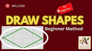 Wilcom Tutorial #7 | How to Draw Shapes Correctly | For Beginners