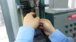 Measuring pull strength of PTFE wires