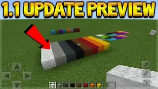 MCPE 1.1 UPDATE PREVIEW! Minecraft Pocket Edition 1.1 NEW Blocks Preview Showcase (Pocket Edition)