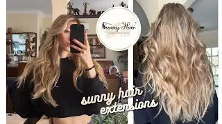 😱 I tried Human Hair Clip-in Extensions !! How to/ Review (Sunny Hair)