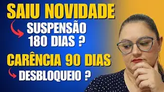 🔴 SAIU NOVIDADE NA SUSPENSÃO DOS CONSIGNADOS POR 180 DIAS ? - EXISTE CARÊNCIA PARA DESBLOQUEIO ?