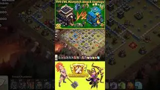 Th9 Vs Th12 2* CWL Mismatch Attack Strategy #clashofclans #cwl