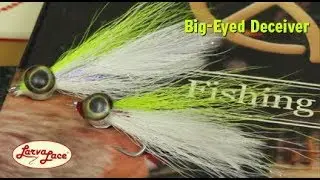 Big-Eyed Deceiver Fly Tying Tutorial Larva Lace Twist Bass Northern Crappie Bucktail Angel Holo UTC