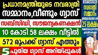 പ്രധാനമന്ത്രിയുടെസമ്മാനം വീണ്ടും Ujjwal Yojana gasconnection again,government reinstates LPG subsidy