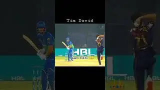 2 balls 2 sixes for Tim David against Quetta Gladiators || #shorts #psl #cricket
