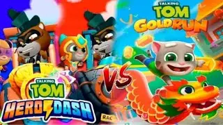 Talking Tom || Hero dash gameplay🚀 #trending #talkingtom #goldrun #gaming 