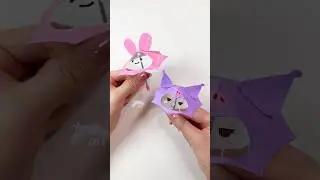 Sanrio Mini Umbrella☔️💦Handmade DIY #diy #art #craft #chacha-DIY #Handmade #paperdiy #DIYartwork