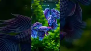 Betta Fish Are WEIRDER Than You Thought😱#Shorts #Viral #shorts #BettaBlissWorld #3DFishMagic