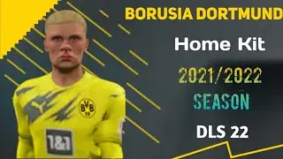 DLS kit Borussia Dortmund 2022|Kit DLS22 borussia|How to import Dortmund kit 21-22 season|DLS22 kits