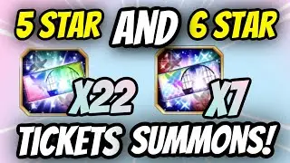 MASSIVE 5 Star and 6 Star Tickets Summons!| Bleach Brave Souls