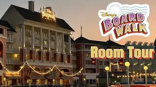 Disney's Boardwalk Room Tour - Boardwalk View - Amazing Views- EPCOT - DVC - Studio