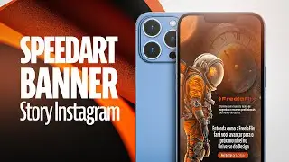 SpeedArt Banner Story FreelaFlix | @sandropaz dg