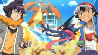 Pokemon fire ash hindi gameplay ash vs alain kalos league battle