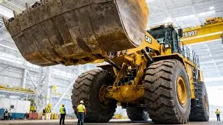 Inside CAT 994K Assembly Factory &ndash; How Mining Wheel Loaders Are Made (Full Process)