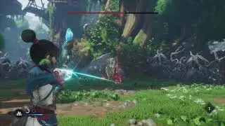Mage boss fight (Kena: Bridge of Spirits)