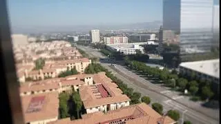 Office Window Tilt-Shift Time Lapse