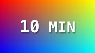 10 Min Timer – No Music | Focus & Study