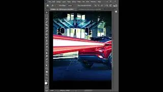 CARA TERMUDAH !!! MENAMBAHKAN EFEK LAMPU MOBIL DI  PHOTOSHOP.