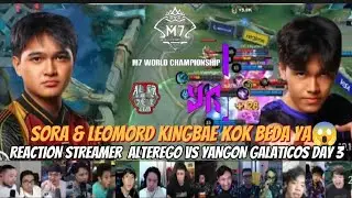 NINO ON FIRE 🔥 CLAUDE ARFY MENGGILA! REACTION STREAMER ALTEREGO VS YANGON GALATICOS M7