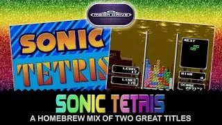 Sonic Tetris - a Sonic game on the Mega Drive you never knew of using a MiSTer FPGA with commentary