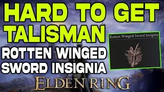 Elden Ring : Rare Talisman ROTTEN Winged Sword Insignia Location | Attack Power | Attack Speed
