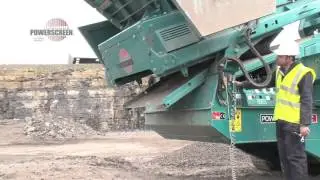 Powerscreen Warrior 1400X im Einsatz