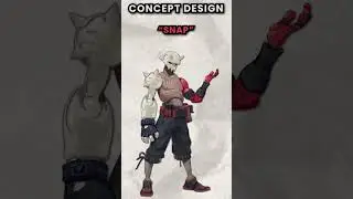 Concept VS Final Design of Fortnite Skins Part 5 #fortnite