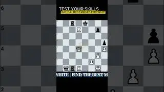 🎯&ldquo;White&rsquo;s Winning Move &mdash; Only Geniuses See It!&rdquo; #chessgame #trending #shortvideo