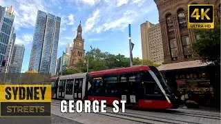SYDNEY STREETS - GEORGE ST | PITT ST MALL | WALKING SYDNEY AUSTRALIA [4K]