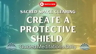 Sacred Space Clearing Meditation | Release Negative Energy & Create a Protective Shield ✨